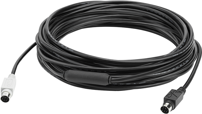 Group 10m Extended Cable - Logitech Group Extension Cable (800x687), Png Download