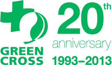 Green Cross Turns - Green Cross International (436x283), Png Download