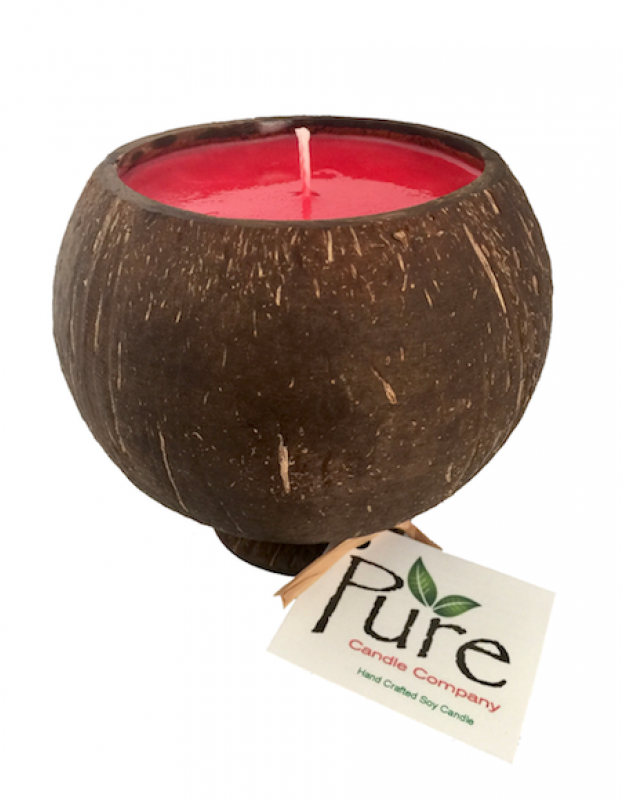 Strawberry Banana Coconut Candle - Eureka (800x800), Png Download