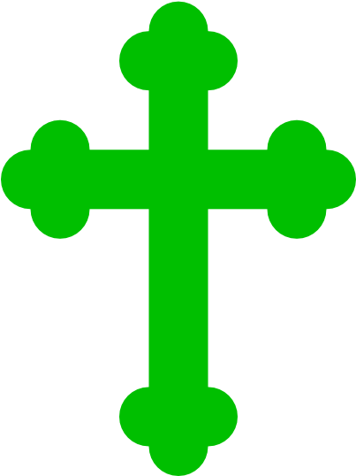 Gold Cross Clipart (402x595), Png Download