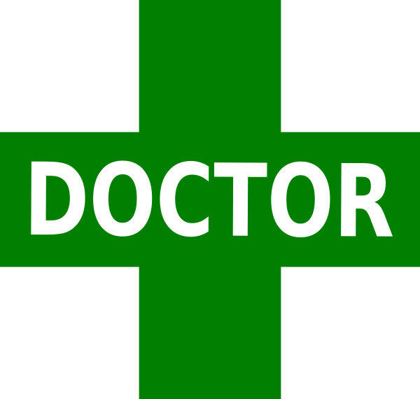Doctor Logo Green White Clip Art - Doctor Logo Green (600x570), Png Download