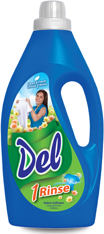 Alcohol-product - Del Fabric Softener 1 Rinse (300x500), Png Download