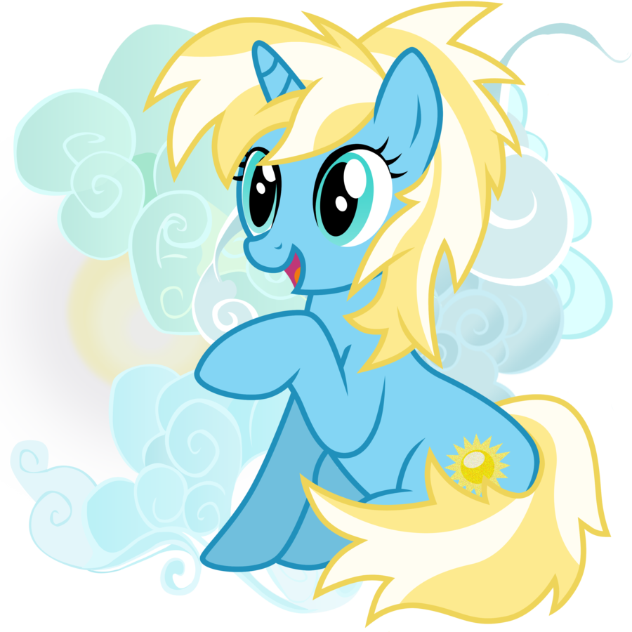 Yellow Rays Png - My Little Pony Sun Pony Oc (900x900), Png Download