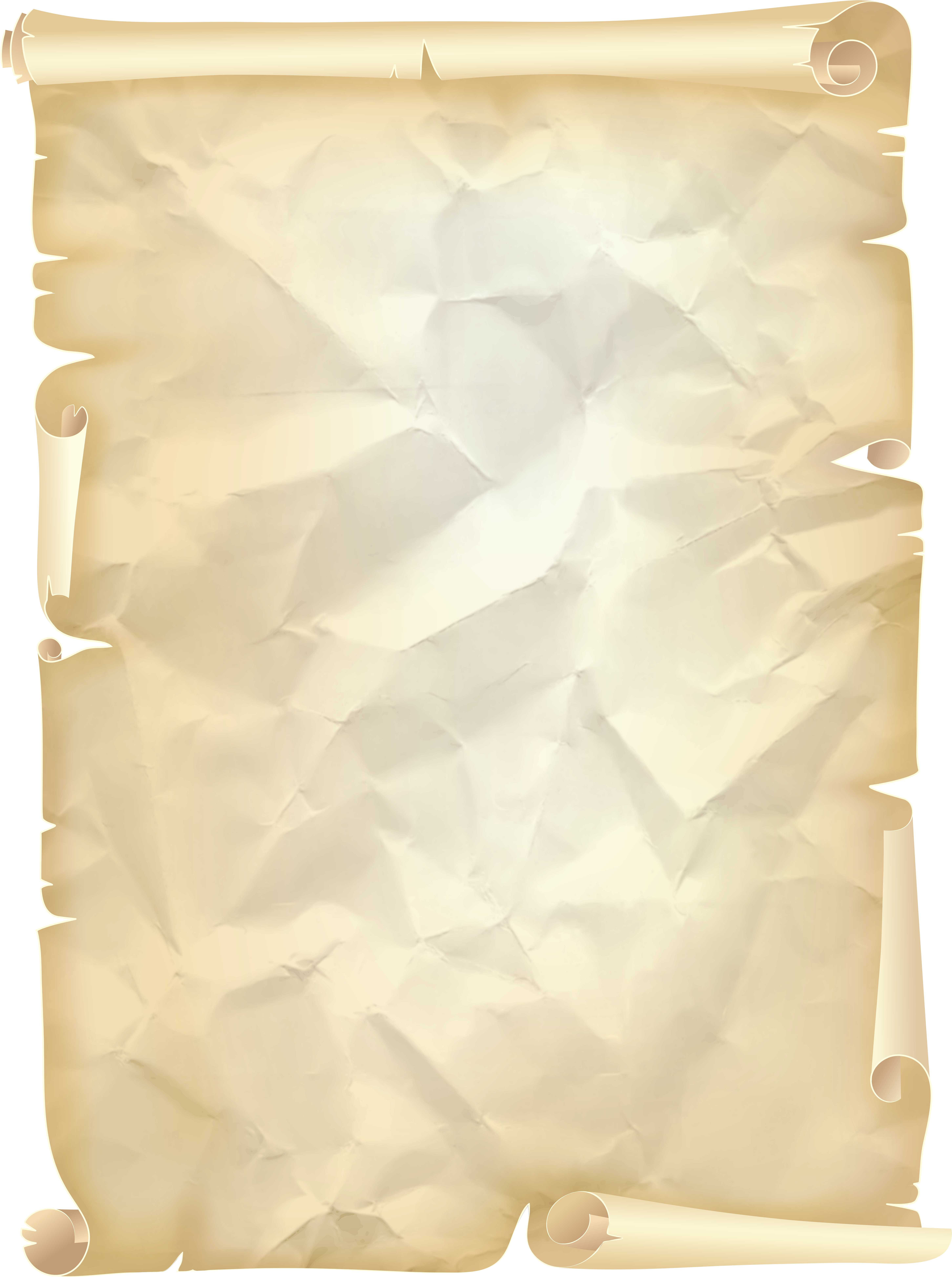 Old Paper Scroll Png - Portable Network Graphics (5942x8000), Png Download