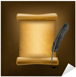 Antiguo Pergaminos Con Plumas (400x400), Png Download