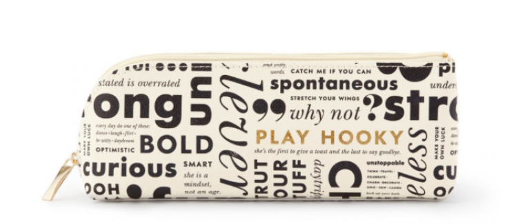 Kate Spade New York Pencil Case - What Do You Say (750x750), Png Download