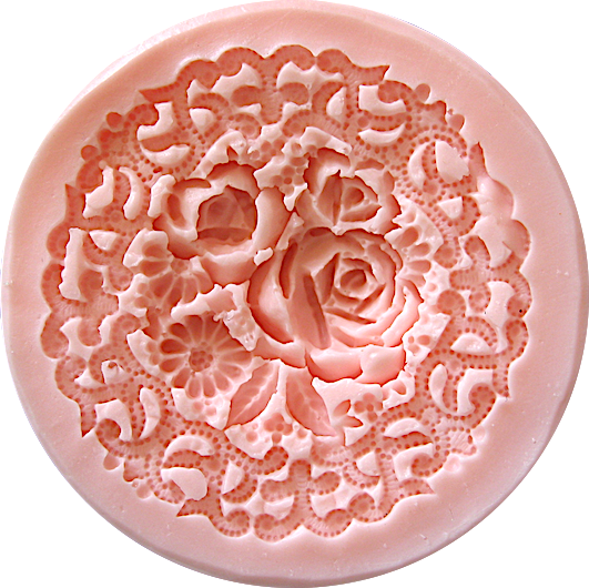 Floral Circle - Rose (531x530), Png Download