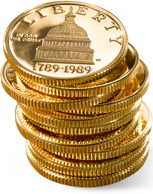 Here Is An Interesting Article About How The U - Gold Coins From Banks (312x397), Png Download