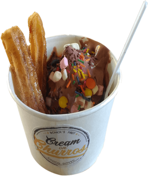 Cream On Churros (1230x780), Png Download