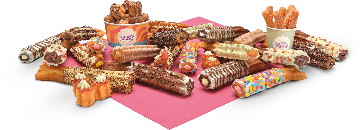 Curso De Churros Gourmet Oficial - Olha O Churros Franquia (1490x535), Png Download