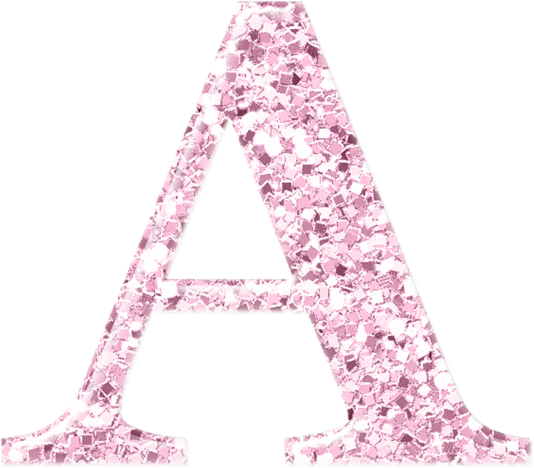 Alpha Bling A - Letter (800x800), Png Download