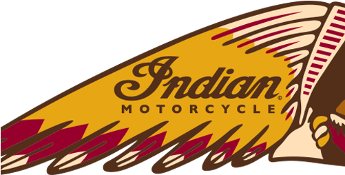 Polaris Indian Logos Headdress-limited 06 - Indian Motorcycle Logo Png (500x260), Png Download