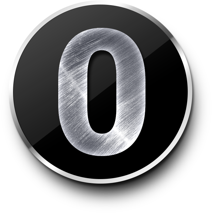 Metal Number 0, - 3d Number 3 Png (1034x828), Png Download
