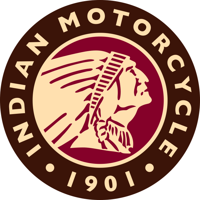 Indian Motorcycle Headress Icon - Vintage Indian Motorcycle Logos (696x696), Png Download