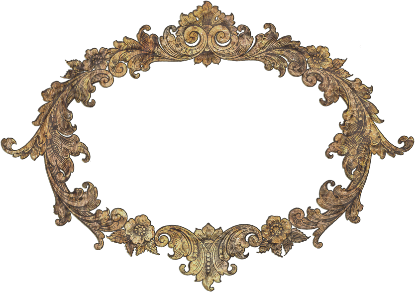 My Fanciful Muse - Free Vintage Frame Clip Art (847x600), Png Download