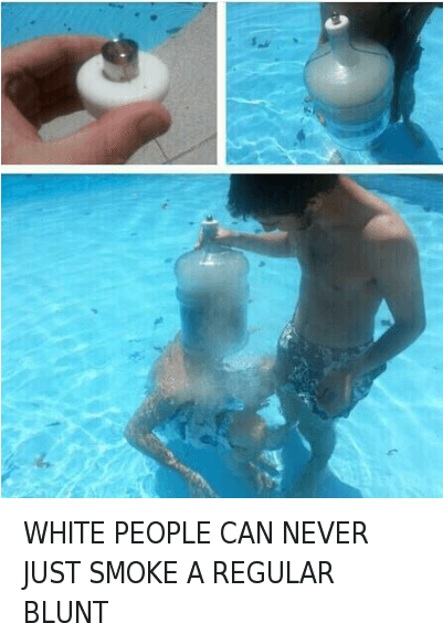 Blunts, Chill, And Smoking - Can T White People Just Smoke (400x583), Png Download