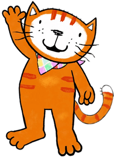 Poppy Cat Waving - Poppy Cat (400x400), Png Download