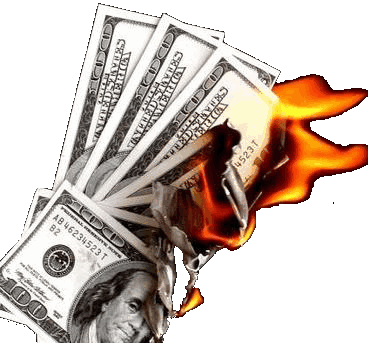 A Number Of Factors Contribute To Error Rates - Money Burning Transparent Gif (368x343), Png Download