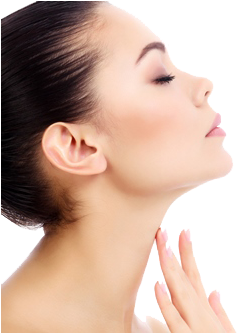 Radio Frequency Facial - Stock Woman Face Portrait With Healthy Skin (448x332), Png Download