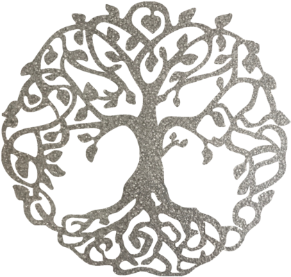 Products/tree Of Life Silver - Black And White Tree Of Life (480x480), Png Download