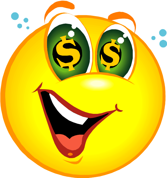 Money Saving Tech Tips Philosophic Musings - Happy Face Money Png (579x618), Png Download