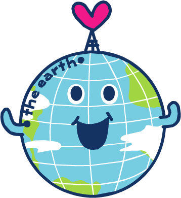 Earth Cartoon Png (358x390), Png Download