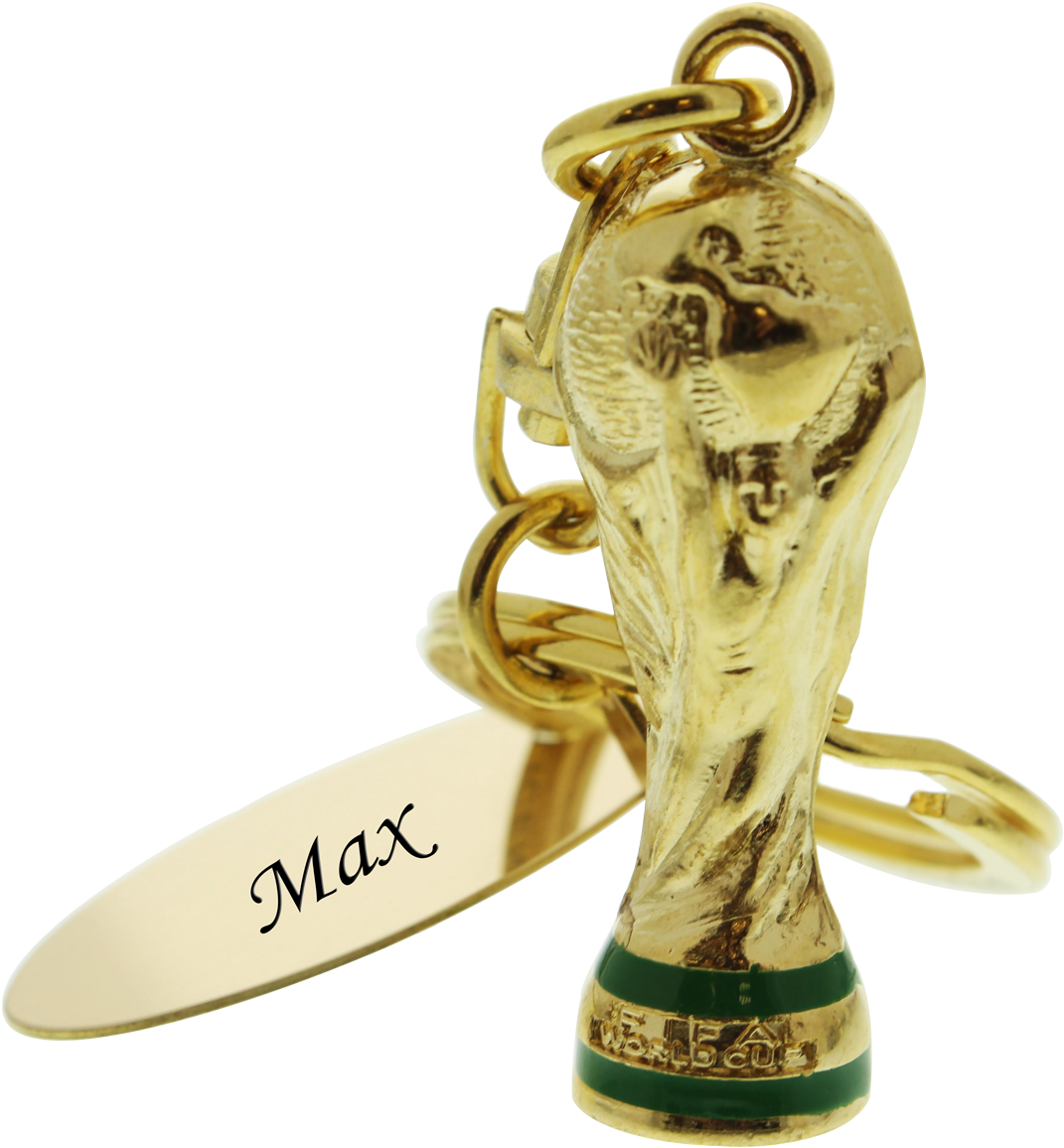 FIFA Women's World Cup France 2019™-Keyring Trophy/Offset, 2 Part, Adultos Unisex, Réplica, Talla única