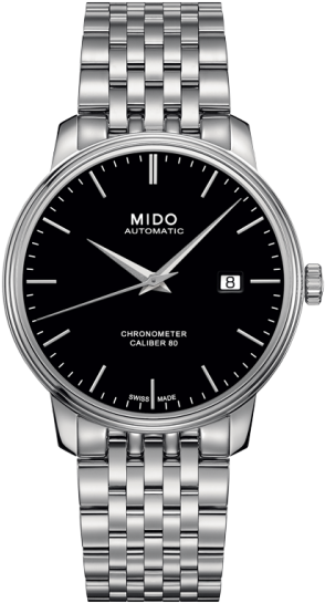 Also Available On Strap - Baroncelli Caliber 80 Chronometer Si Mido (500x654), Png Download