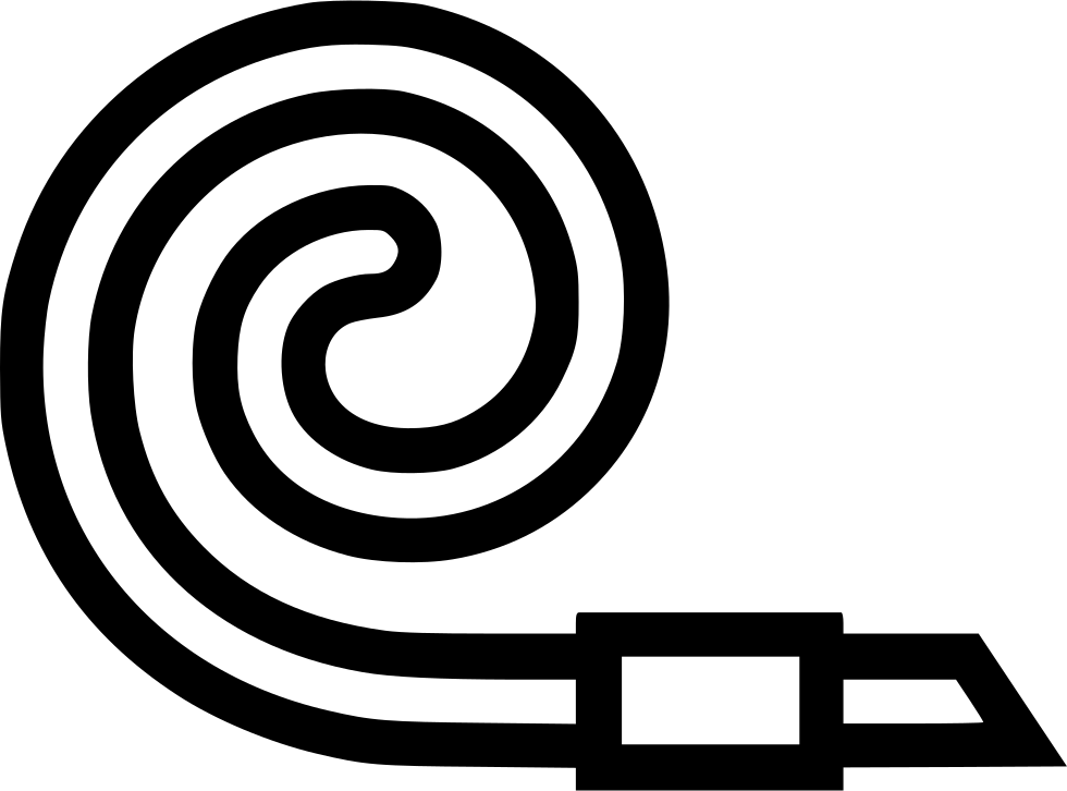 Party Horn Comments - Birthday Horn Black And White Png (980x726), Png Download