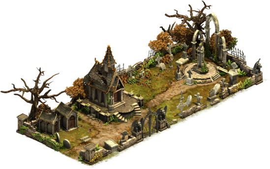 Monumental Graveyard - Forge Of Empires Graveyard (549x344), Png Download