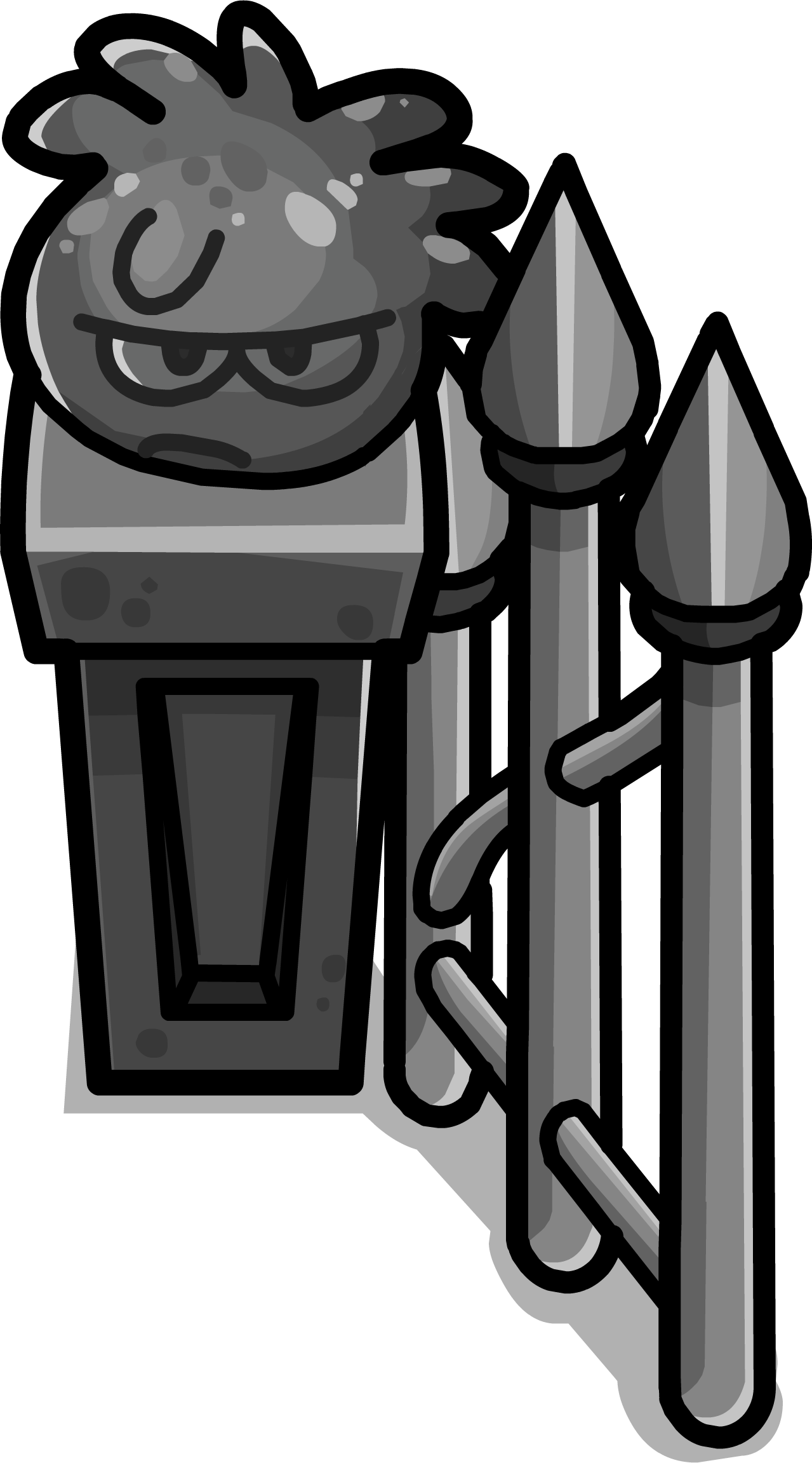 Graveyard Gate Sprite 004 - Cemetery (1279x2303), Png Download
