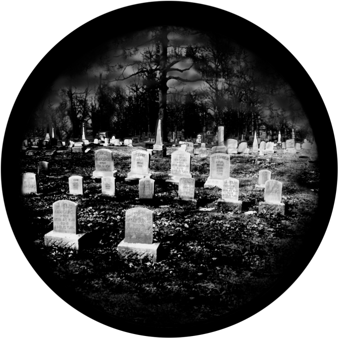Graveyard - Apollo Design Technology Sr-0057 Glass Gobo, Graveyard (800x800), Png Download