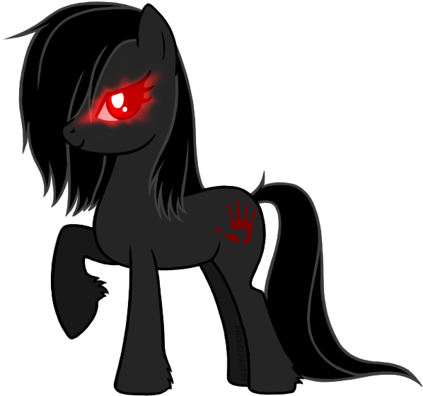 Proudpastry, Dark Brotherhood, Glowing Eyes, Ponified, - Dark Horse Red Eyes (603x566), Png Download