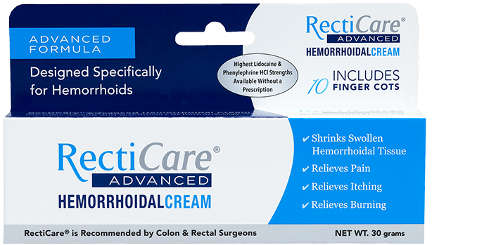 Powerful, Dual-action Relief Of Pain And Swelling In - Recticare (720x458), Png Download