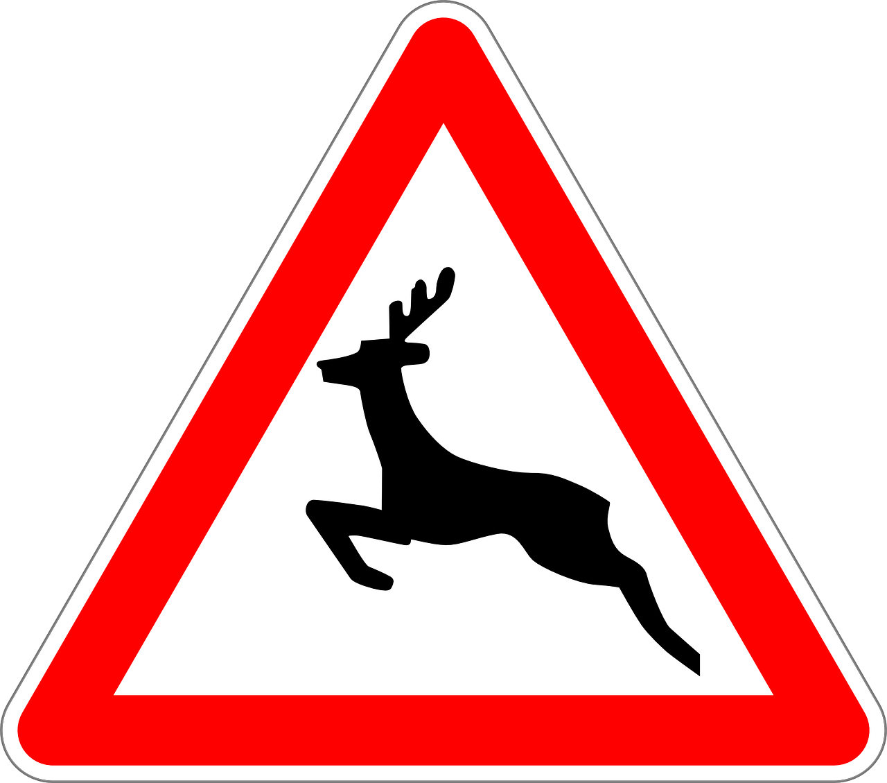Dangerous Curve To The Left - Left Curve Road Sign (385x340), Png Download
