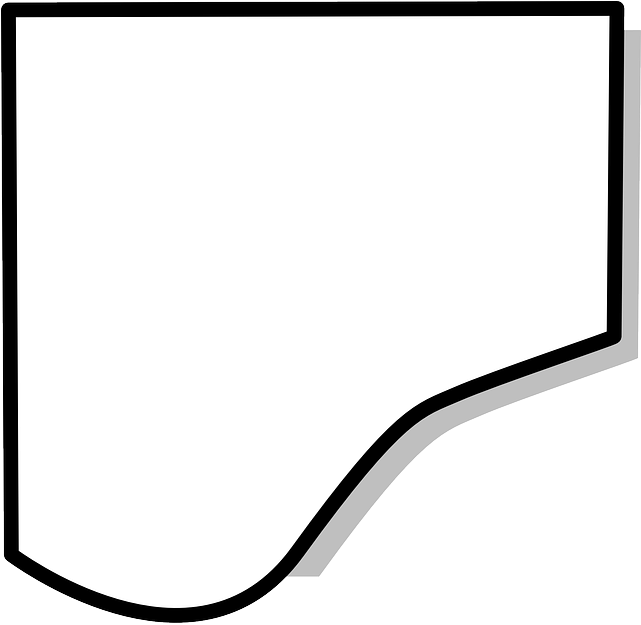 Clip Royalty Free Download Curve Road Clipart Black - Black And White Shapes Png (640x636), Png Download