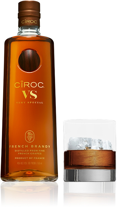 Cîroc Vs On Ice Made With Cîroc Vs Brandy - Ciroc Vs Brandy (425x803), Png Download