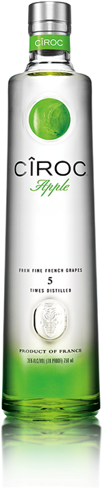 Ciroc Apple Vodka - Apple Ciroc (250x750), Png Download