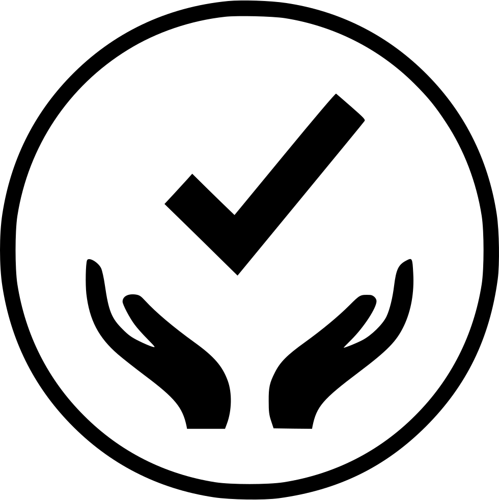 Hands Hand Check Mark Ok Good Approved - Private Kyrenia Hospital (980x982), Png Download