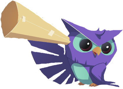 Owl Hear - Animal Jam Owl Transparent (559x408), Png Download