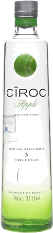 Ciroc-apple - Ciroc Green Apple Vodka (400x500), Png Download