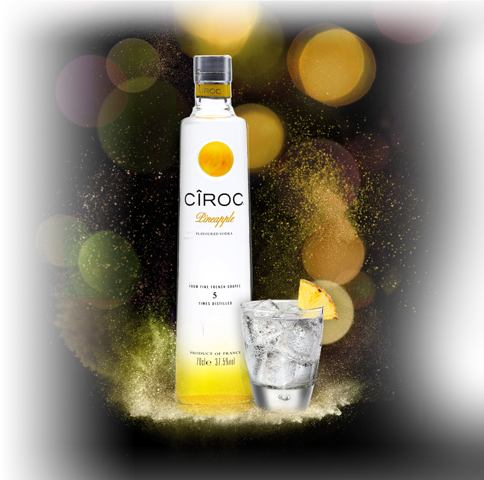 Pineapple Ciroc Transparent (1000x1000), Png Download