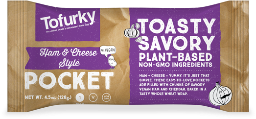Ham And Cheesetofurky - Tofurky Ham And Cheese Pocket (633x406), Png Download