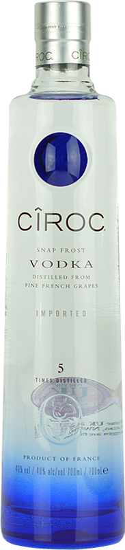 Skyy Vodka Cîroc Bottle Exquisite Png 900 - Ciroc Vodka (183x800), Png Download
