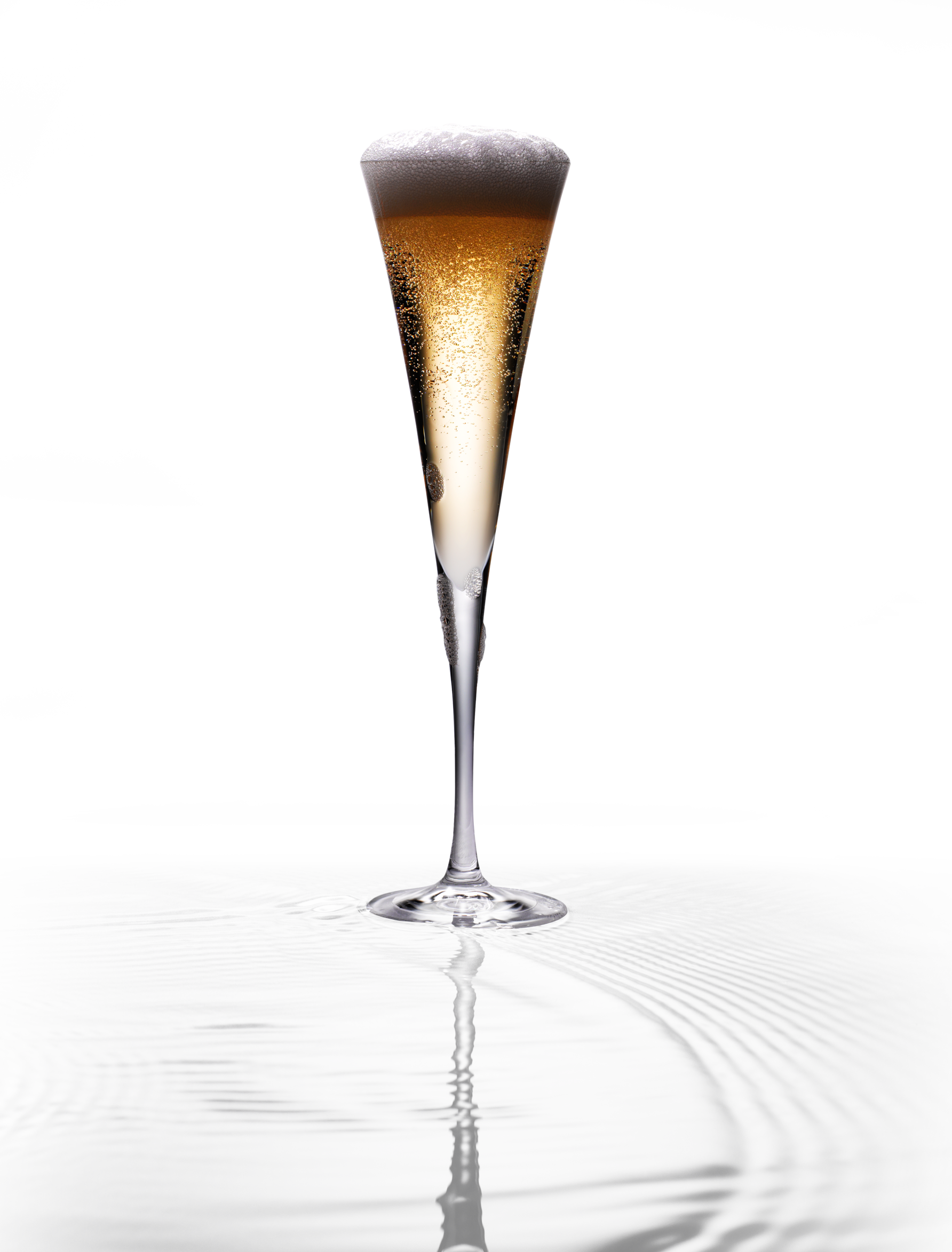 Champagne Stemware (1784x2347), Png Download