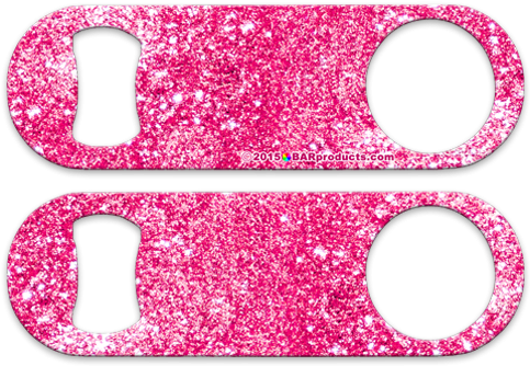 Pink Glitter Background 5" Medium Speed Opener (500x500), Png Download