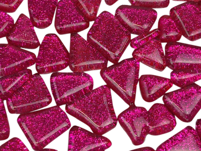 Pink Glitter Glass Tiles - Glass Tile (400x300), Png Download