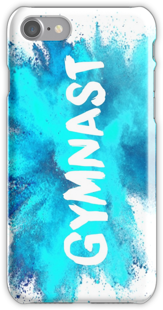 Blue Explosion Iphone 7 Snap Case - Gymnastics Iphone Case (750x1000), Png Download