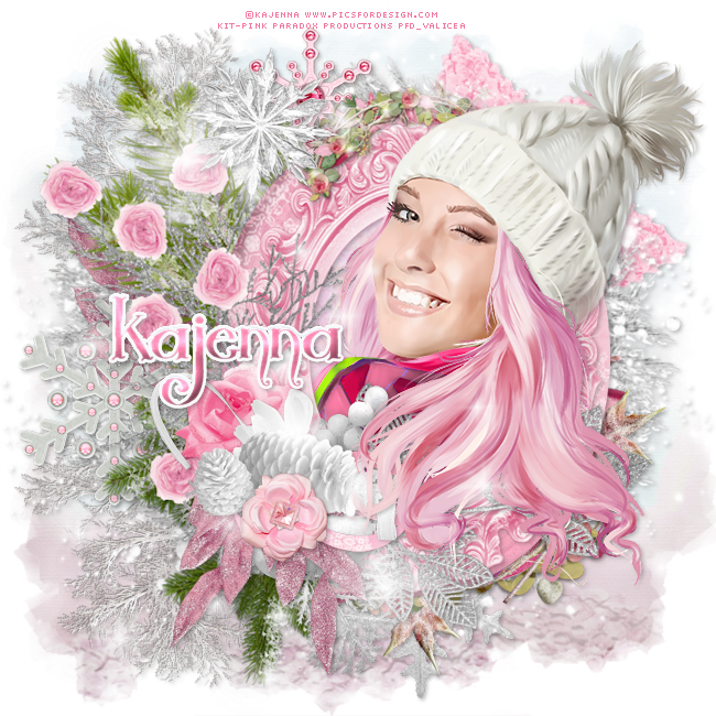Pink Glitter And Snow - Illustration (650x650), Png Download