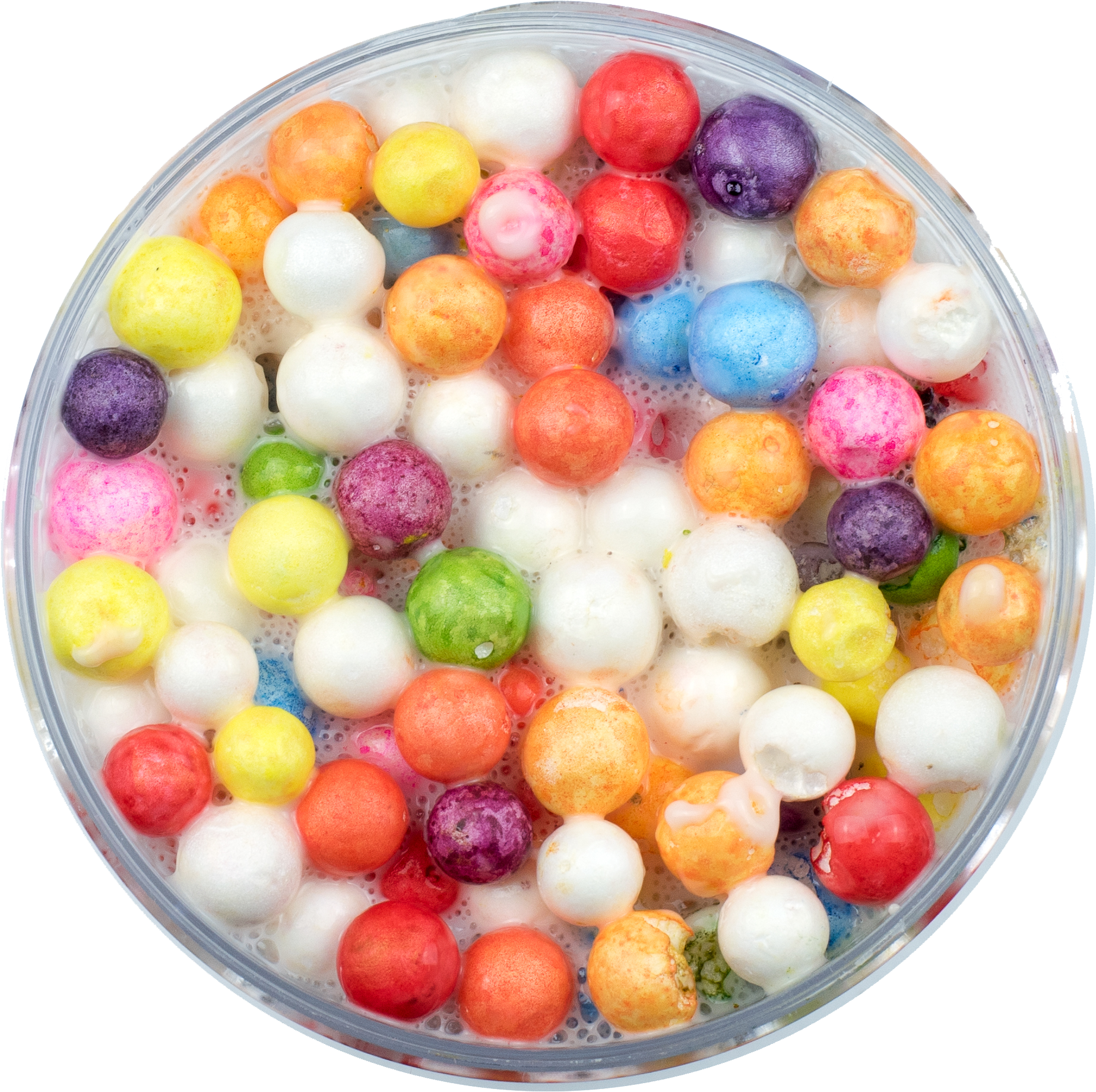 Fruity Pebble Cereal Slime - Pebbles Cereal (3928x2622), Png Download